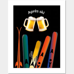 après ski Posters and Art